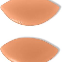 Silicone Bra Pushup Inserts for Women Eye-Shaped for a Lifted Look - 1 Pair Push Up Inserts, NYA006, Nude, Free Size, 1N-picture-30