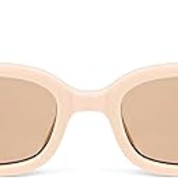 Women Carro Rectangular Beige Non-Polarized Sunglasses, Free Size-picture-25