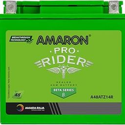 Amaron Pro Bike Rider Battery -BETA Series-ATZ14R with Warranty- 48 Months (24 Months Free+24 Months Pro Rata),12 Volt-28