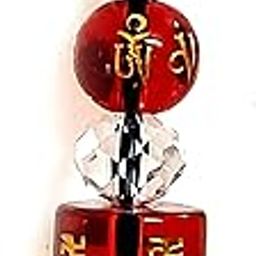 Tibetan Buddhist Auspicious Om Mani Padme Hum Engraved Lucky Charm Red Protection Pendant For Men And Women-image-76
