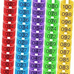 LOOM TREE® 100Pcs Poultry Leg Bands Clip on Poultry Foot Rings for Chickens Ducks Goose S | Bird Supplies | Other Bird Supplies-image-32