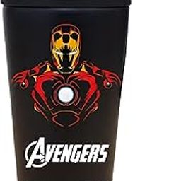 UJNAS Stainless Steel Gym Shaker Bottle Shaker Bottles for Protein Shaker (IRON MAN animated)- Shaketein 100% Leak and spill proof, Ideal For Pre Workout, 850 milliliter-image-51