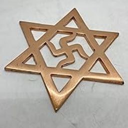 Vastu Chakra Brass Swastik Star with Swastic Chakrra vastu Pure Copper-20
