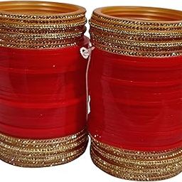 Red Designer Bridal Traditional chuda for special day for women all occasions like party, wedding, anniversary-image-69