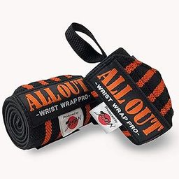ALLOUT Wrist Wraps, Muscle Training, Weight Training, Unisex, Genuine Product, 18 Inches (46 cm), Orange-image-26