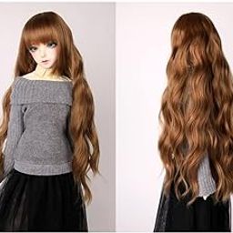 LOOM TREE® 9-10" 1/3 1/4 1/6 Bjd Wig 100Cm Wavy Hair Doll DIY Accessories Wavy Hair 7 | Dolls | Clothes & Accessories | Modern-image-40