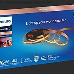 Philips Smart Wi-Fi Profile Strip Dimmable (55W) compatable with Alexa, Google Assistant & Wi-Fi Enabled Natural White 4000k, Dim & Bright-image-26