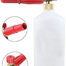 BALLOREX Heavy Duty Professional Foam Cannon Snow Lance with Complete Brass Nozzle for Car Washing/Bike Washing (1/4 Quick Connector Included)-image-14