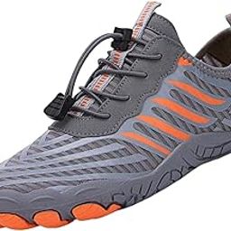SAZ DEKOR Nonslip Men Women Water Shoes Sneakers Socks for Yoga Sports Sailing 38Yard Gray-image-12