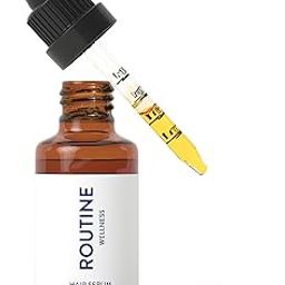Routine Wellness Advanced Hair Serum - Nourishing Scalp Treatment for Enhanced Hair Support and Thickness with Natural Oils, Ideal for Men & Women - 30ml-image-32
