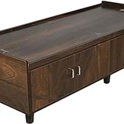 Nova Furnitures Caspian Engineered Wood Jungle Wood Finish Single Bed (Brown )-picture-3