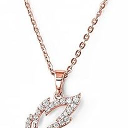 925 Sterling Silver Rose Gold Deity Spirit Pendant with Chain | Necklace for Women & Girls | With Certificate of Authenticity and BIS Hallmark-13