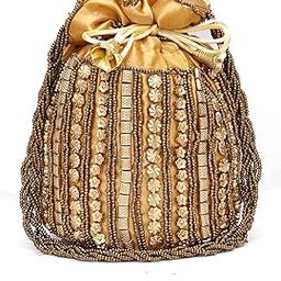 SHAKUNTALA TEXTILES Potli Bag/Bridal Purse/Women handbag/Shagun Pouch-10