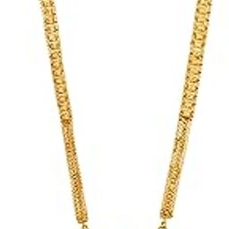 1 Pcs Ethnic Traditional One Gram Gold Glorious Maharashtrian Style Long Chain Black Beads Mangal Sutra Tali/Tanmaniya/Nallapusalu/Mangalsutra for Women-image-26