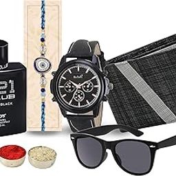 Watch, Wallet, Keychain, Sunglass, Rakhi, Roli-Chawal, Rakhi | Gift for Brother | Rakhi Gift for bhaiya-image-84