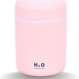 AURA QUEST Aroma Diffuser with Ultrasonic Quiet Operation and Colorful Night Light | Portable USB Humidifier for Bedroom, Office, Car | Auto Shut-Off | Mist & Mood Enhancer | Pink-17