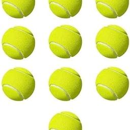 Generic Tennis Ball for Cricket & Tennis, Fluorescent Green, 22.86 cm, Pack of 10-image-50