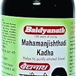 Baidyanath Asli Ayurved Mahamanjisthadi Kadha | Ayurvedic Blood Purifier Syrup - 450 Ml-image-95