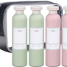 ASEVAT 8.8 oz Plastic Squeeze Bottles for Lotion, Shampoo, Body Lotion (4 Pcs)-20