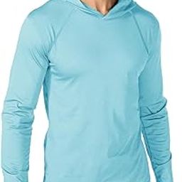Fishing Shirts for Men Work Shirts for Men Long Sleeve Shirts for Men Hiking Shirts for Men Sun Protection Shirt Men Lake Blue-image-1