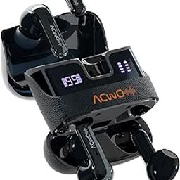 DwOTS Fire Ultra | 75Hrs Playtime | Quad Mics with ANC | 40ms Low Latency | Trans ANC Mode | Dual Sharing & Individual Connectivity | Voice Assistant Integration - Titan Black-image-15