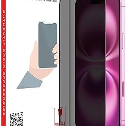 POPIO Privacy Tempered Glass Compatible for iPhone 16 Plus (Black) Edge to Edge Coverage with Easy Installation kit, Anti-Spy Tempered Glass Privacy Screen Protector-32