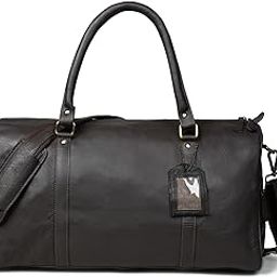 Tot Luggage Bag Soft Leather Business Travel Briefcase Messenger Air Cabin Carry on Luggage.-image-7