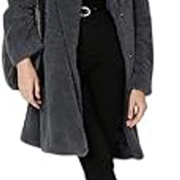 Women's Polyester Knee Length A-Line Coat-image-44