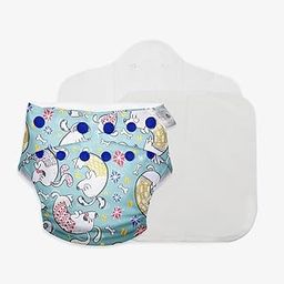 SuperBottoms UNO Freesize Cloth Diaper with Pad & Extra Booster (1 Waterproof Outer + 1 Organic Cotton Dry Feel Magic) Cloth diaper for babies 0 to 3 years | Washable & Reusable-image-35
