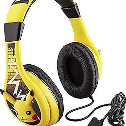Pokemon Pikachu Headphones for Kids with Built in Volume Limiting Feature for Kid Friendly Safe Listening-image-72