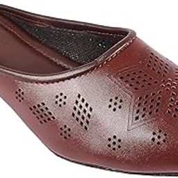 Women's Ethnic Laser Cut Rajasthani Jaipuri Slipper Mojari Juti-image-80