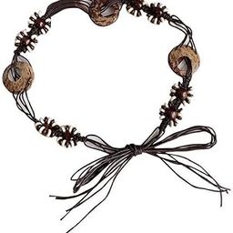 Women's Braided Waist Rope Ethnic Leather Belt Waist Chain for Dresses and Tunics-image-64