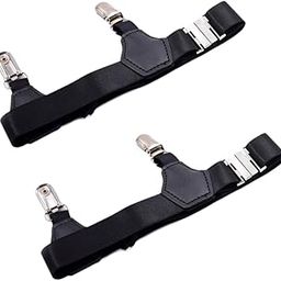 Sock Garters Comfortable Sock Clip With Double Metal Buckle Knee Socks Stays Metal Clip | Mens Accessories | Suspenders Braces-image-24