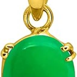 3 to 12.50 ratti Green Onyx Stone panchdhatu Pendant Green Onyx haqiq Stone Natural and Certified for Unisex-33