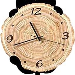Wall Clock Easy to Read Decorative Wall Decor for Farmhouse Office Classroom 42 cm with Wave-image-61