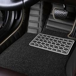 CHIRON 10D Compatible with Skoda Kylaq Custom Fitted Faux Leather 10D Antiskid Car Floor Mats - Black-image-17