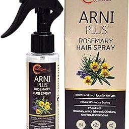 Shagun Naturovita Arni Plus Hair Growth Spray, Rosemary and Herbal Blend, Paraben Free - 100ml-image-10