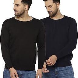 mack jonney Fleece Round Neck Sweatshirt for Men (Pack of 2)-SW_RN_BLK_NVY_02-P-picture-4