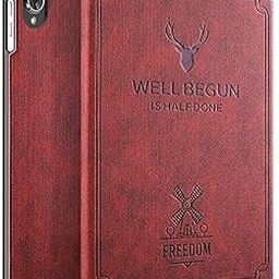 ProElite Deer Flip case Cover for Lenovo Tab M10 FHD Plus 10.3" X606V / TB-X606F / TB-X606X, Wine Red (Fits 1st & 2nd Gen)-10