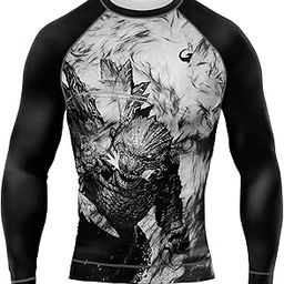 Full Sleeve Skins Performance Fit Compression for MMA, BJJ Rash Guard,Gym, Running, Cycling-36