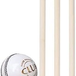 Ankaro Cricket Wooden Stump Set,Wooden Wicket Set,Cricket Stump Set,Cricket Stumps Wooden with White Leather Cricket Ball…-image-96