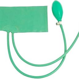 Raindrop World Blood Pressure BP Cuff Rubber Air filling Bulb Double Tube Sphygmomanometer Green Color 1 pcs.-24