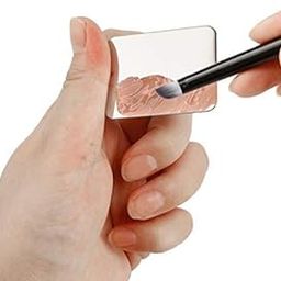 Unique Empire Stainless Steel Professional Beauty Salon Color Cream Cosmetic Mixing Makeup Palette, Spatula Makeup Artist Nail Art Tool-52