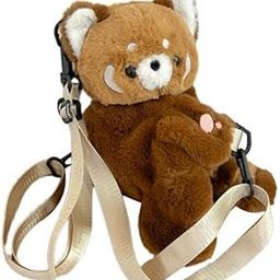 BNF®4xPanda Plush Backpack Casual Daypack Shoulder Purse for Party Shopping Street S|1 Panda Backpack(4 Pack)|Null-image-10