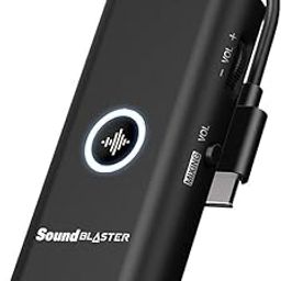 Creative Sound Blaster G3 USB-C External Gaming USB DAC and Amp for PS4, Nintendo Switch, Ft. GameVoice Mix (Audio Balance for Game/Chat), Mic/Vol Control and Mobile App Control, Plug-and-Play-3