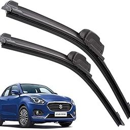 Auto Royal Windshield Car Wiper Blades Compatibility with Maruti Suzuki Swift Dzire New (Model : 2017- Till Date) - Set of 2Pc | SOFT WIPER BLADE | CAR WIPER BLADE SWIFT DZIRE NEW MODEL R/H-24,L/H-17-29
