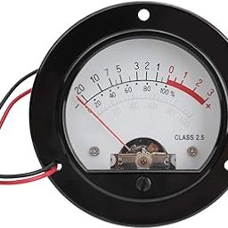 Retro Pointer Dial VU Meter, VU Audio Meter Testing Equipment for Mixer, Home Audio, Etc-22