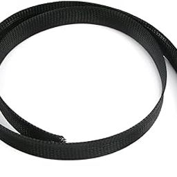 Othmro PET Braided Expandable Sleeving Wrap Black 10mm x 10m Cable Management Sleeve Cord Organizer for Wrap Protect Cables-image-70