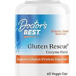 Doctor's Best Gluten Rescue with Glutalytic, Non-GMO, Vegan, Gluten Free, 60 Veggie Caps-18
