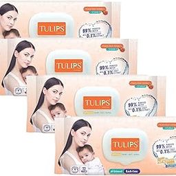 Sensitive Baby Wet Wipes Peach Fruit Extracts+ Vitamin E (72 wipes (Pack of 4) Peach Fruit Extracts+)-image-24